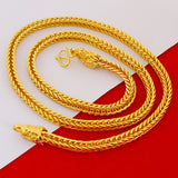 18K Gold Plated Faucet Fox Tail Necklace Men's – Jewelry Gift Ideas — 4