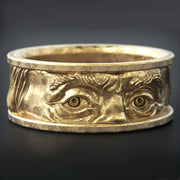 Men And Women Gaze At Embossed Alloy Ring – Gifts for Her — 6