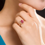 Rose flower ring – Birthday Gifts — 7