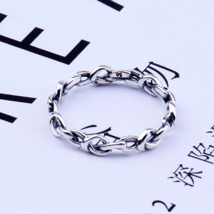 Heart Interlaced Ring Fashionable Simple Clear Style – Stylish Gifts — 1
