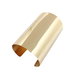 All-match Golden Glossy Wide Version Bracelet – Jewelry Gift Ideas — 5
