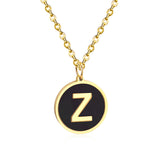 Golden English alphabet pendant – Jewelry Gift Ideas — 12