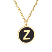 Golden English alphabet pendant – Jewelry Gift Ideas — 12