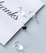 S925 silver round earrings – Stylish Gifts — 1