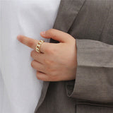 Retro Personality Geometric Cold Wind Ring – Thoughtful Gifts — 2