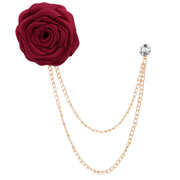 Fashion Handmade Rose Brooch Tassel Men Suit – Stylish Gifts — 10