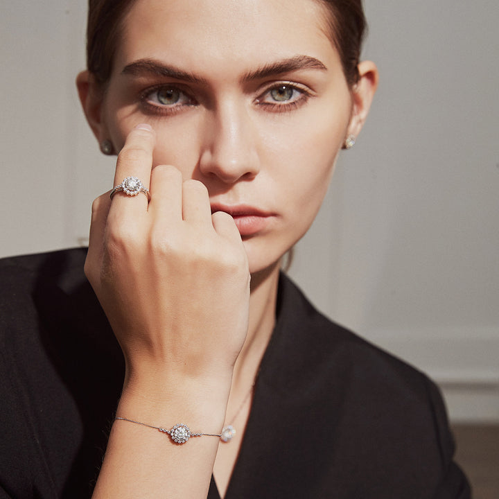 Small One-carat Moissan Diamond Bracelet – Jewelry Gift Ideas — 1