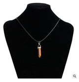 Hexagon natural stone necklace – Jewelry Gift Ideas — 5