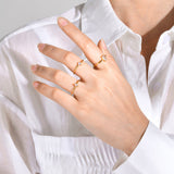 Zircon Gold Ring For Women – Gifts for Her — 1