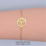 Women's Thin Chain Geometric Hollow Tree Of Life – Jewelry Gift Ideas — 5