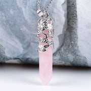 Tribal Totem Dragon Shape Natural Stone Pendant – Jewelry Gift Ideas — 11
