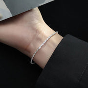 Fashion S925 Silver Simple Gypsophila Bracelet – Stylish Gifts — 6