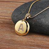 Necklace Glossy Diamonds 26 English Letters – Jewelry Gift Ideas — 7