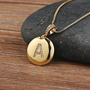 Necklace Glossy Diamonds 26 English Letters – Jewelry Gift Ideas — 7