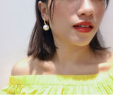 Gold pearl Hoop earring – Jewelry Gift Ideas — 3