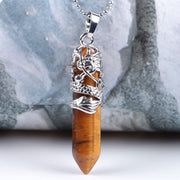 Tribal Totem Dragon Shape Natural Stone Pendant – Jewelry Gift Ideas — 3