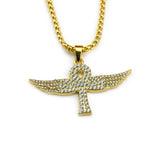 Golden Hip Hop Angel Wings Diamond Pendant – Jewelry Gift Ideas — 6