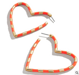 Individual Metal Heart Earrings – Thoughtful Gifts — 5