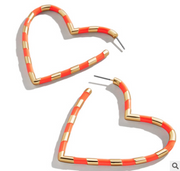 Individual Metal Heart Earrings – Thoughtful Gifts — 5