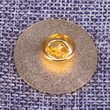 Creativity Always Tired Club Brooch Bronze Round – Jewelry Gift Ideas — 2