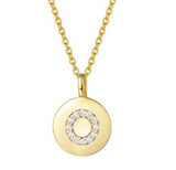 Single Studded Letter Necklace – Jewelry Gift Ideas — 3