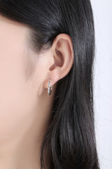 Simple classic zircon s925 silver earrings – Practical Gifts — 3
