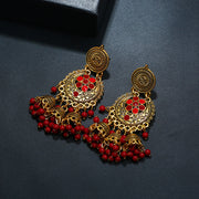Retro Palace Style Round Earrings Earrings Women – Stylish Gifts — 1