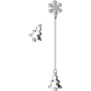 Asymmetrical snowflake earrings – Practical Gifts — 7