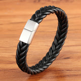 Leather Rope Hand Woven Bracelet Neutral – Jewelry Gift Ideas — 2