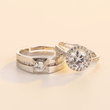 One Carat Six-claw Diamond Ring Zircon Accessories – Stylish Gifts — 1