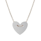 Sweet And Lovely Short Peach Heart Necklace – Jewelry Gift Ideas — 1