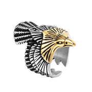 Stainless Steel Men's Ring Titanium Steel Ghost Head – Gifts for Him — 4