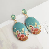 Earrings for Women Flower Printed – Gifts for Her — 3