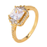 Hot Fashion Ladies Zircon Ring Silver Plated – Stylish Gifts — 4