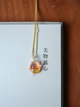 Handmade Zodiac Pendant Peach Blossom Necklace – Jewelry Gift Ideas — 2