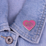 Secret Organization Brooch Heart-shaped Glitter – Jewelry Gift Ideas — 1