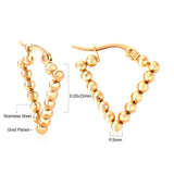 Fashion Simple Female Gold and Silver Round Earrings – Stylish Gifts — 6