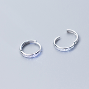 Diamond round earrings – Everyday Gifts — 3