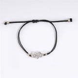 Personalized Alloy Heart-Shaped Lovers Bracelet – Jewelry Gift Ideas — 2