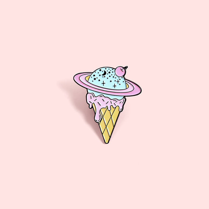 Creative Personality Ice Cream Cone Alloy Brooch – Jewelry Gift Ideas — 1
