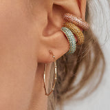 Alloy C-shaped color earrings – Unique Gift Ideas — 1