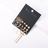 Love Frosted Geometric Tassel Earring Set – Jewelry Gift Ideas — 3
