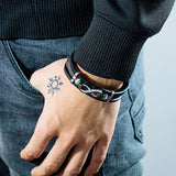 Multilayer Braided Leather Bracelet Infinite 8 – Jewelry Gift Ideas — 5