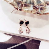 Geometric Double Triangle Stud Earrings – Gift Ideas — 5