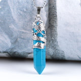 Tribal Totem Dragon Shape Natural Stone Pendant – Jewelry Gift Ideas — 5