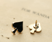 Korean Version Playing Card Brooch Spades Square – Jewelry Gift Ideas — 2