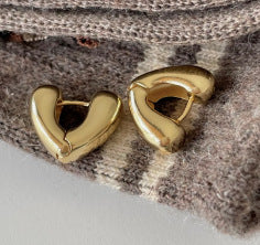 V - Stud Earrings And Minimal Silver Ornaments – Birthday Gifts — 1