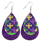 Multi-Layer Stitching Leather Earrings – Everyday Gifts — 5