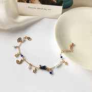 Planet Starry Sky Blue Cat Fashion Simple Bracelet – Stylish Gifts — 1