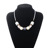 Colored wood pendant necklace – Jewelry Gift Ideas — 5